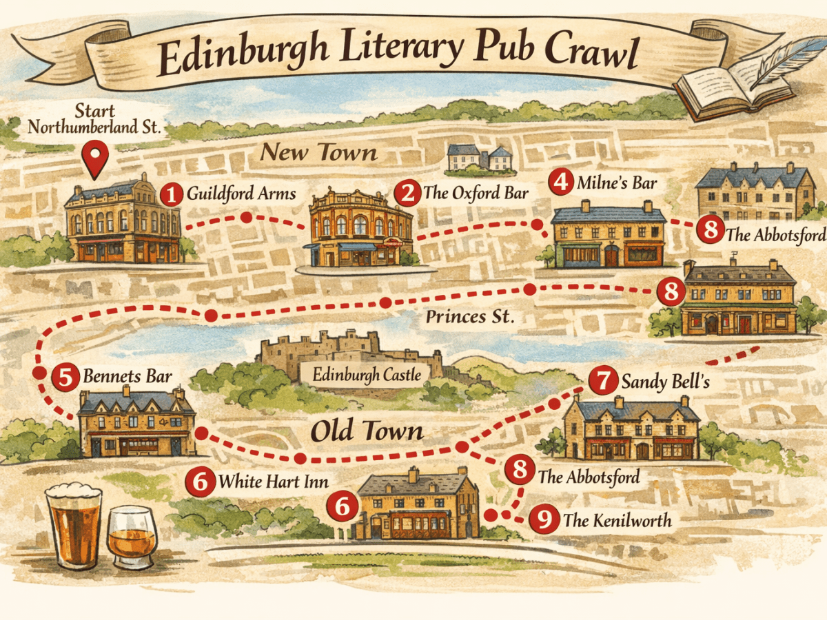 A Pint of Prose: Edinburgh’s Best Literary Pub&nbsp;Crawl